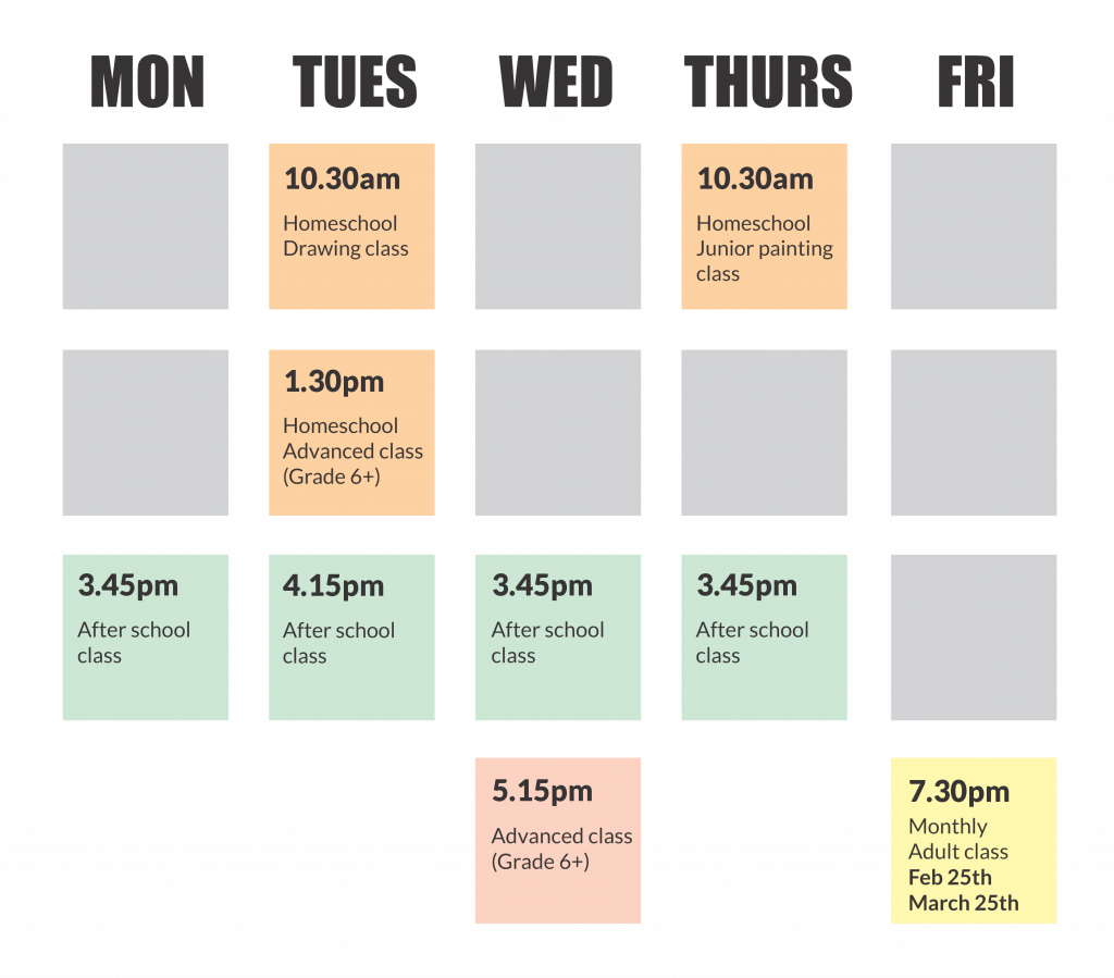 Term 1 2022 Timetable